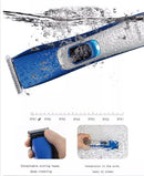 HTC ασύρματη κουρευτική μηχανή AT-129, 4 μήκη κοπής, αδιάβροχη, μπλε