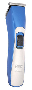 HTC ασύρματη κουρευτική μηχανή AT-129, 4 μήκη κοπής, αδιάβροχη, μπλε