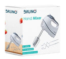 BRUNO Μίξερ χειρός, 6 ταχύτητες, 20cm αναδευτήρες & ζυμωτήρες, 300W