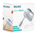 BRUNO Μίξερ χειρός, 6 ταχύτητες, 20cm αναδευτήρες & ζυμωτήρες, 300W