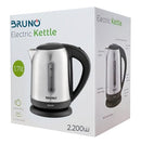 BRUNO Ηλεκτρικός βραστήρας BRN-0029, 2200W, 1.7lt, βάση 360°