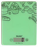BRUNO ψηφιακή ζυγαριά κουζίνας BRN-0059, έως 5kg, πράσινη