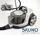 BRUNO ηλεκτρική σκούπα BRN-0137, 800W, 3lt, κυκλωνική, λευκή