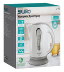 BRUNO βραστήρας νερού BRN-0141, 1L, 1100W, λευκό-γκρι