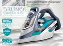 BRUNO σίδερο ατμού Supreme Slide BRN-0146 με κεραμική πλάκα, 3000W