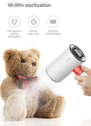 DEERMA ατμοκαθαριστής ρούχων χειρός HS200, 1000W, 110ml, λευκός