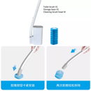  Βούρτσα καθαρισμού τουαλέτας μιας χρήσης με θήκη! Με απαλές αλλά ανθεκτικές τρίχες, αφαιρεί αποτελεσματικά τους λεκέδες και τη βρωμιά ενώ είναι απαλό στη λεκάνη της τουαλέτας σας. Το στήριγμα το διατηρεί στη θέση του και αποτρέπει το στάζει, καθιστώντας το εύκολο στην αποθήκευση και τη χρήση. Επιπλέον, είναι απολύτως ασφαλές και υγιεινό, καθώς μπορείτε να το πετάξετε μετά τη χρήση. Πείτε αντίο στις παραδοσιακές βούρτσες τουαλέτας και μεταβείτε στη βολική και απροβλημάτιστη επιλογή μας