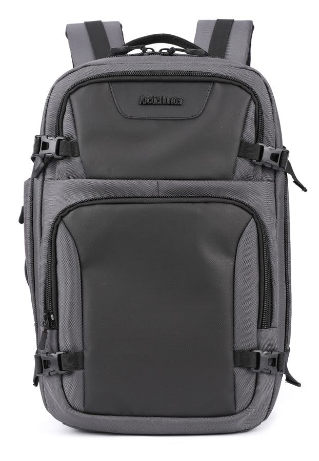 ARCTIC HUNTER τσάντα πλάτης B00191 με θήκη laptop 15.6", γκρι - Timo Leon™ Shop