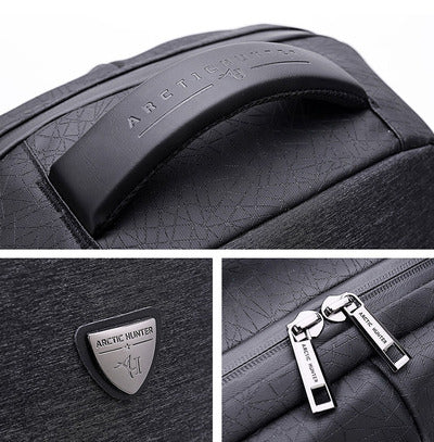 ARCTIC HUNTER τσάντα πλάτης B00193-BK με θήκη laptop 15.6", μαύρη - Timo Leon™ Shop