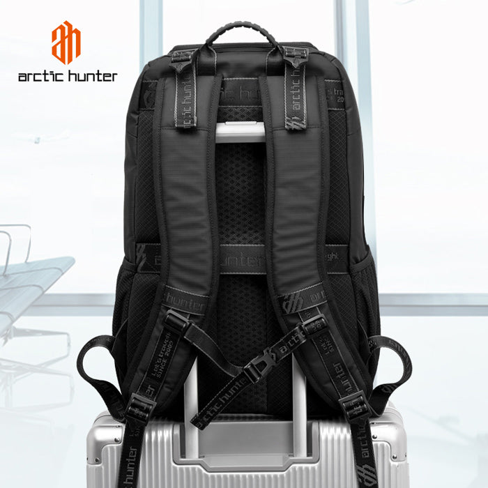 ARCTIC HUNTER τσάντα πλάτης B00461 με θήκη laptop 15.6", μαύρη - Timo Leon™ Shop