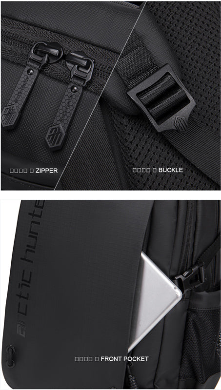 ARCTIC HUNTER τσάντα πλάτης B00530 με θήκη laptop 15.6", 24L, γκρι - Timo Leon™ Shop