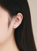 BAMOER σκουλαρίκια καρφωτά BSE055, ασήμι 925, mother of pearls, ασημί - Timo Leon™ Shop