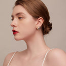 BAMOER σκουλαρίκια οβάλ κρίκοι BSE478, ασήμι 925, ασημί - Timo Leon™ Shop