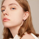 BAMOER σκουλαρίκια οβάλ κρίκοι BSE478, ασήμι 925, ασημί - Timo Leon™ Shop