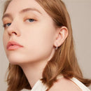 BAMOER σκουλαρίκια οβάλ κρίκοι BSE478, ασήμι 925, ασημί - Timo Leon™ Shop