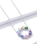 BAMOER κολιέ BSN178 με κυβική ζιρκόνια, ασήμι 925, ασημί - Timo Leon™ Shop