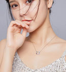 BAMOER κολιέ BSN178 με κυβική ζιρκόνια, ασήμι 925, ασημί - Timo Leon™ Shop