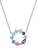 BAMOER κολιέ BSN178 με κυβική ζιρκόνια, ασήμι 925, ασημί - Timo Leon™ Shop