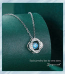 BAMOER κολιέ BSN257 με κυβική ζιρκόνια, ασήμι 925, ασημί