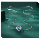 BAMOER κολιέ BSN257 με κυβική ζιρκόνια, ασήμι 925, ασημί