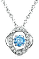 BAMOER κολιέ BSN257 με κυβική ζιρκόνια, ασήμι 925, ασημί