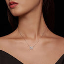 BAMOER κολιέ πεταλούδα BSN293 με κυβική ζιρκόνια, ασήμι 925, ασημί - Timo Leon™ Shop