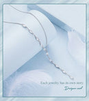 BAMOER κολιέ BSN330 με κυβική ζιρκόνια, ασήμι 925, ασημί - Timo Leon™ Shop