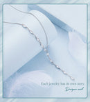 BAMOER κολιέ BSN330 με κυβική ζιρκόνια, ασήμι 925, ασημί - Timo Leon™ Shop