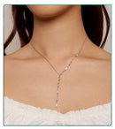 BAMOER κολιέ BSN330 με κυβική ζιρκόνια, ασήμι 925, ασημί - Timo Leon™ Shop