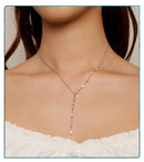 BAMOER κολιέ BSN330 με κυβική ζιρκόνια, ασήμι 925, ασημί - Timo Leon™ Shop