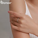 BAMOER δαχτυλίδι BSR203-A, κυβική ζιρκόνια, ανοιγόμενο, ασήμι 925, ασημί - Timo Leon™ Shop