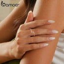 BAMOER δαχτυλίδι BSR470-AE, κυβική ζιρκόνια, ανοιγόμενο, ασήμι 925 ασημί - Timo Leon™ Shop