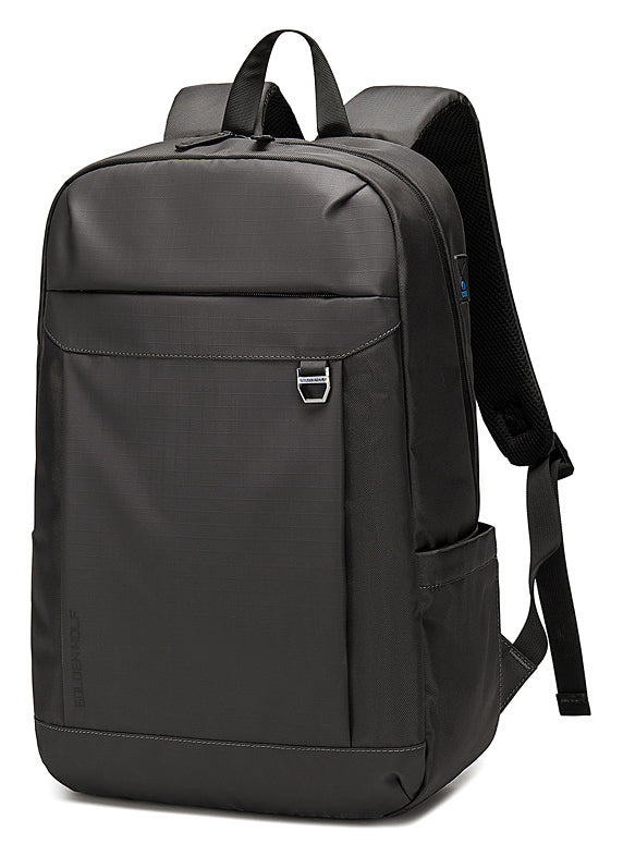 GOLDEN WOLF τσάντα πλάτης GB00400-BK, με θήκη laptop 15.6", μαύρη - Timo Leon™ Shop