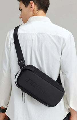 GOLDEN WOLF τσάντα μέσης GXB00131, αδιάβροχη, μαύρη - Timo Leon™ Shop