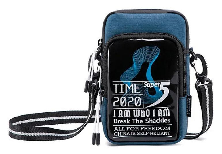 SUPER FIVE τσάντα ώμου K00110-BL, μπλε - Timo Leon™ Shop