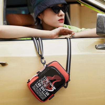 SUPER FIVE τσάντα ώμου K00110-OR, κόκκινη - Timo Leon™ Shop