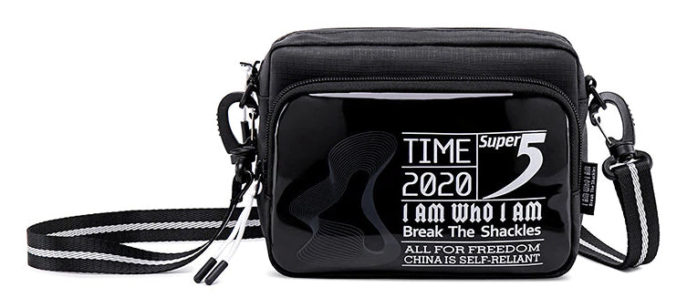 SUPER FIVE τσάντα ώμου K00111-BK, μαύρη - Timo Leon™ Shop