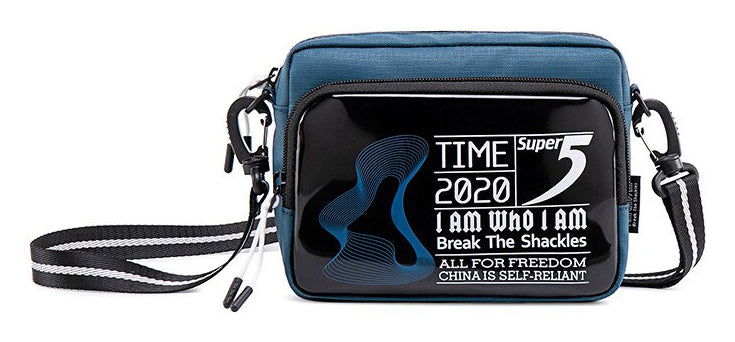 SUPER FIVE τσάντα ώμου K00111-BL, μπλε - Timo Leon™ Shop