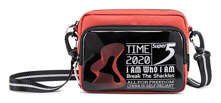 SUPER FIVE τσάντα ώμου K00111-OR, κόκκινη - Timo Leon™ Shop