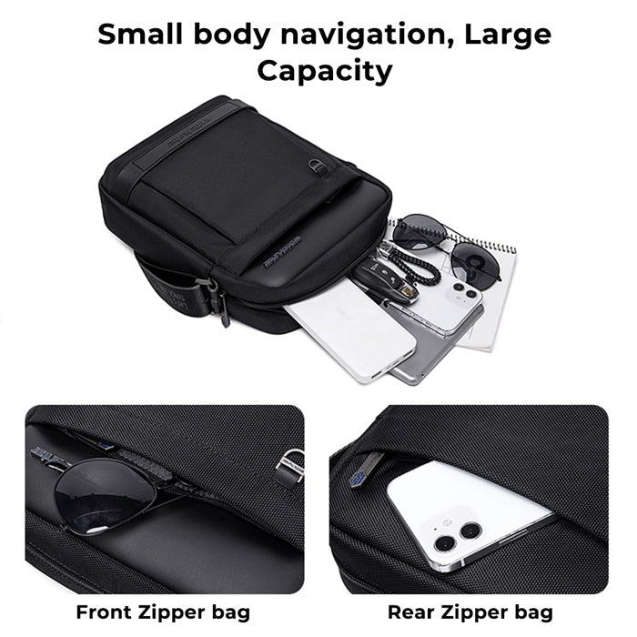 ARCTIC HUNTER τσάντα ώμου K00162 με θήκη tablet, 5L, μαύρη - Timo Leon™ Shop