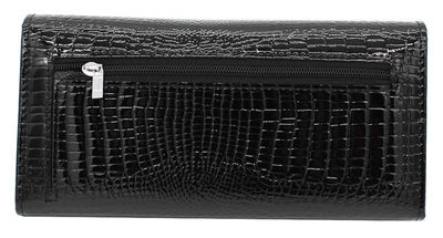 HENGHUANG γυναικείο πορτοφόλι LBAG-0007, δερμάτινο, μαύρο - Timo Leon™ Shop