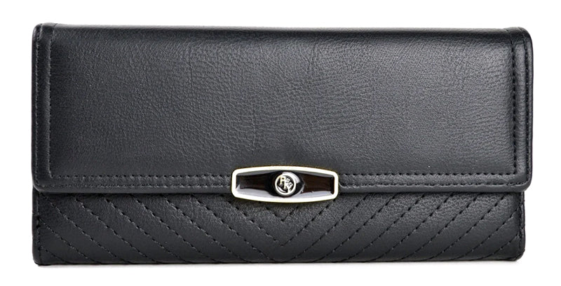 ROXXANI γυναικείο πορτοφόλι LBAG-0016, μαύρο - Timo Leon™ Shop