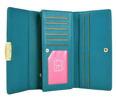 ROXXANI γυναικείο πορτοφόλι LBAG-0017, μπλε - Timo Leon™ Shop