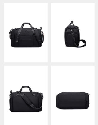 ARCTIC HUNTER τσάντα ταξιδίου LX00021, πτυσσόμενη, μαύρη