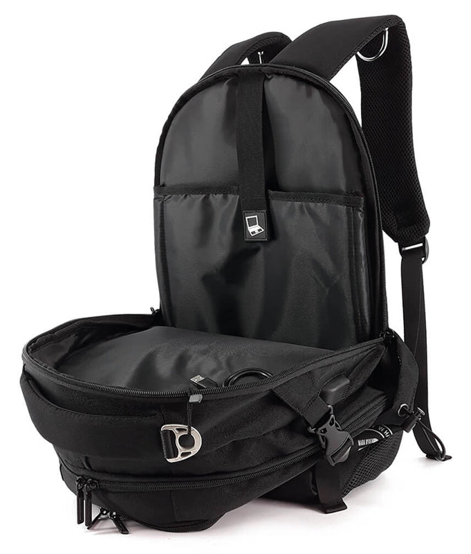 MARK RYDEN τσάντα πλάτης MR5783, με θήκη laptop 15.6", 22L, μαύρη - Timo Leon™ Shop
