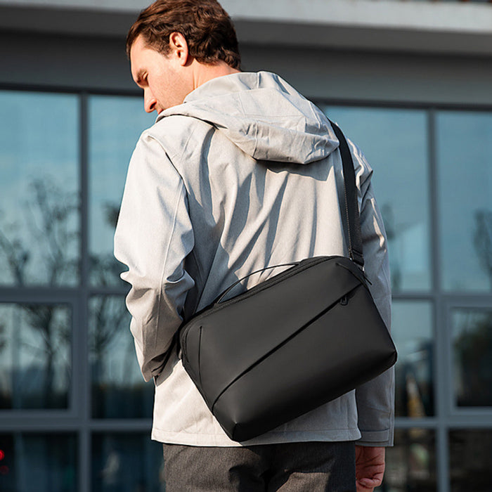 MARK RYDEN τσάντα ώμου MR8555, με θήκη tablet 12.9", 7L, μαύρη - Timo Leon™ Shop
