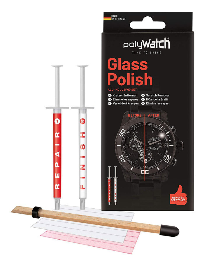 POLYWATCH kit αφαίρεσης γρατζουνιάς P11017 για τζάμι ρολογιού - Timo Leon™ Shop