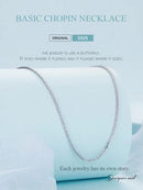 BAMOER αλυσίδα λαιμού Charm SCA019, 45cm, ασήμι 925, ασημί - Timo Leon™ Shop