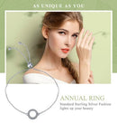 BAMOER βραχιόλι SCB030 σε σχήμα κύκλου, ασήμι 925, ασημί - Timo Leon™ Shop