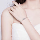 BAMOER βραχιόλι χειροπέδα Charm SCB144-17, κυβική ζιρκόνια, ασήμι 925 - Timo Leon™ Shop